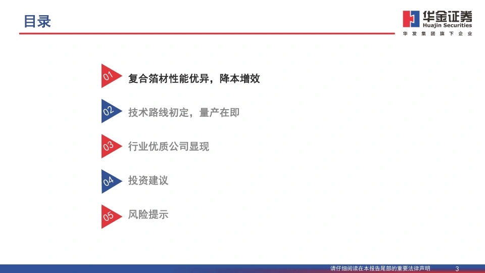 复合铜箔行业研究报告：复合箔材产业化进程加速，量产在即